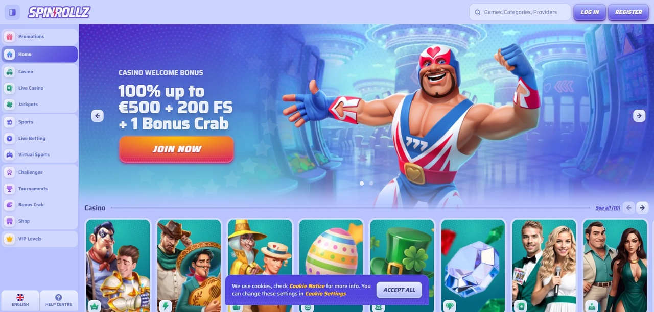 Spinrollz Casino – Kompletní recenze 2026 Casino